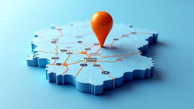 Map of Philadelphia showing 5641 Frontenac St location