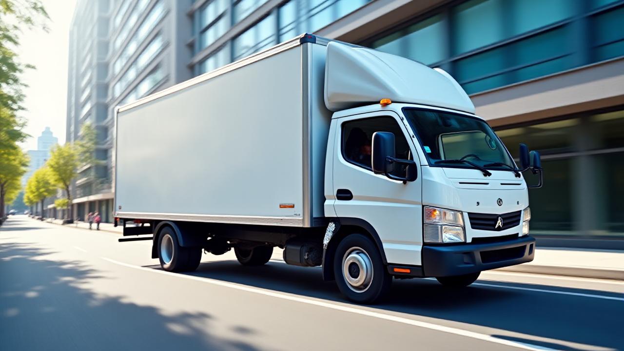 J N & T delivery driver completing a professional final-mile delivery in Philadelphia